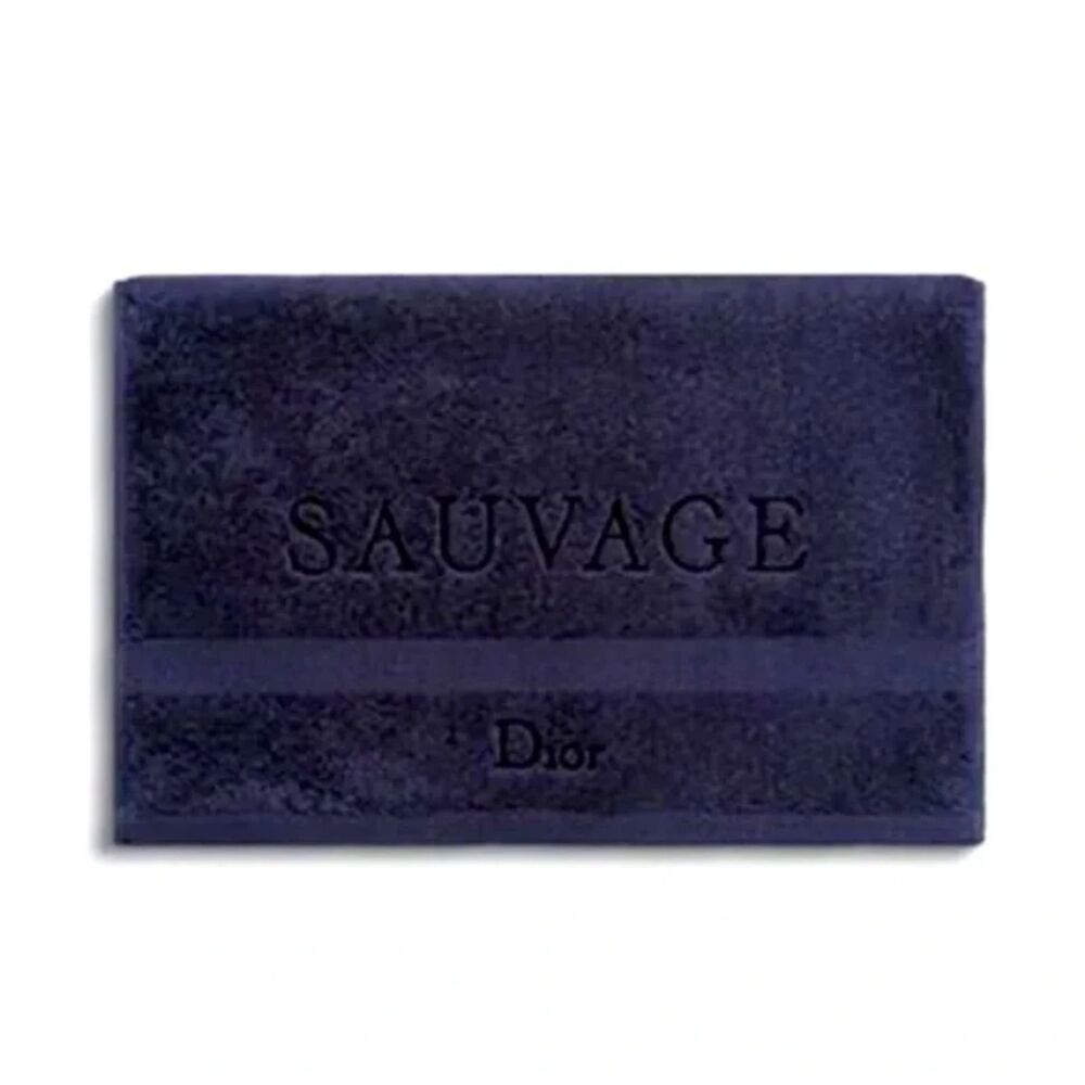 Dior Sauvage Men's Facial Towel Cotton Navy Blue